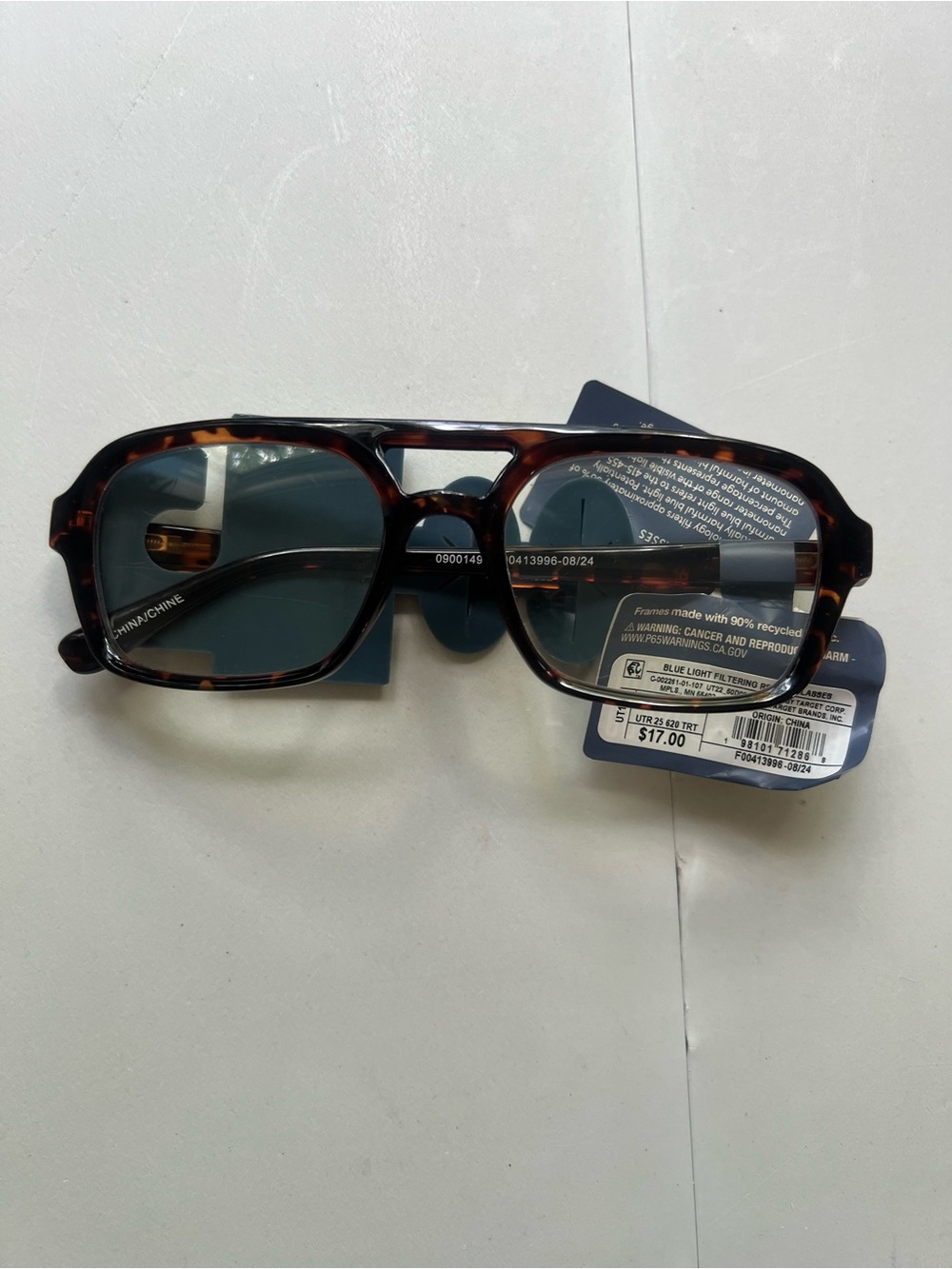 BLUE LIGHT FILTERING READING GLASSES